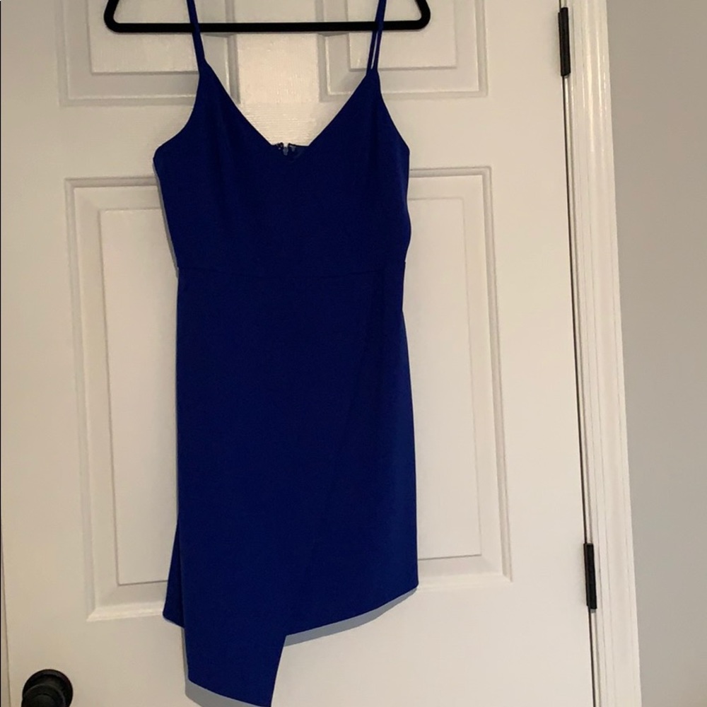 Royal blue mini dress!